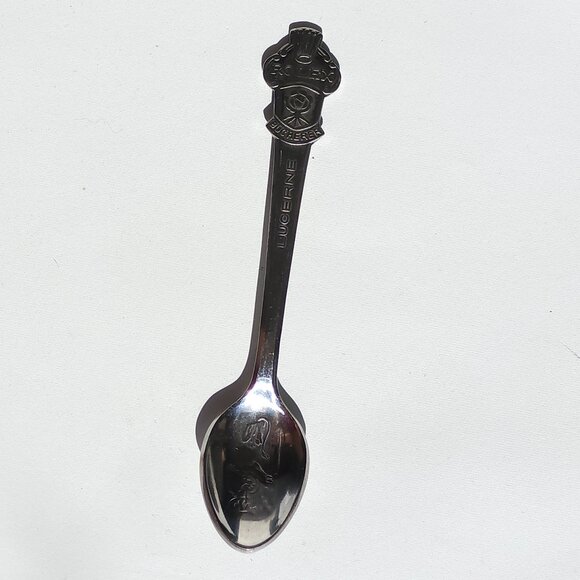 Vintage Rolex Watch Souvenir Collector Spoon Bucherer Switzerland Lucerne Lion - Picture 5 of 5